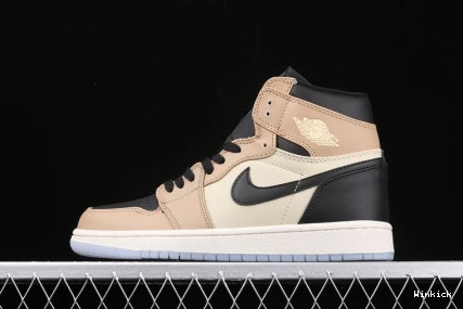 JORDAN - HIGH AH7389-003 RETRO BLACK 1 MUSHROOM 0810